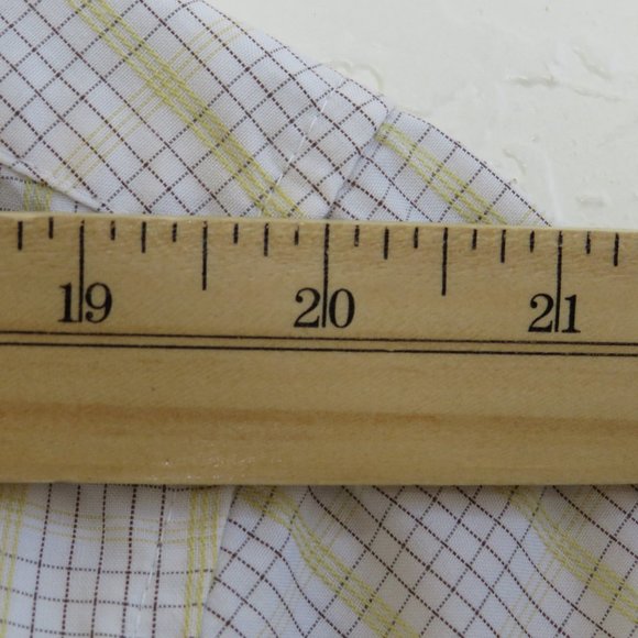 Cubavera*‎ Men's Short Sleeve Button Down Straight Hem plaid Shirt~ Size Large - Picture 7 of 12